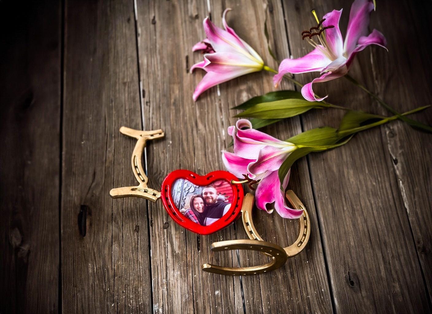 Horseshoe Picture Frame ❤️– Handmade Valentine’s Day Gift